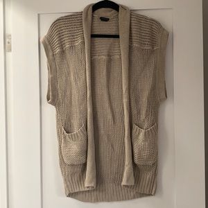 Club Monaco Knit Sleeveless Cardigan